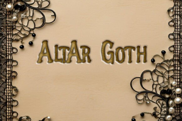 Altar Goth Fonts: A Display Asset for Bold Editorial Design