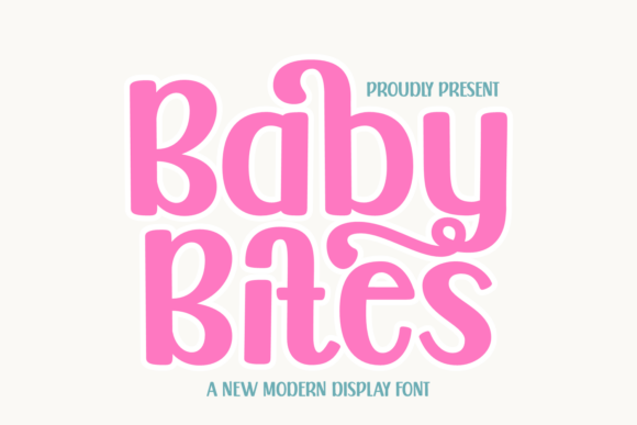 Baby Bites: A Retro Display Font for Handmade Crafters
