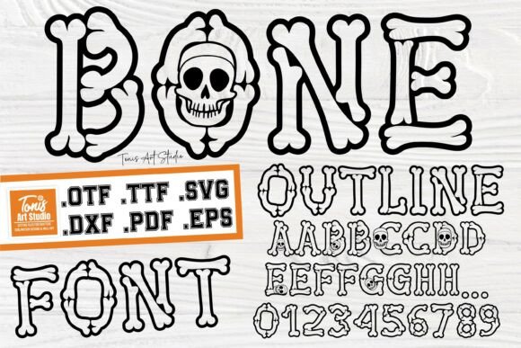 Bone Outline Fonts: A Display Asset for Editorial Design