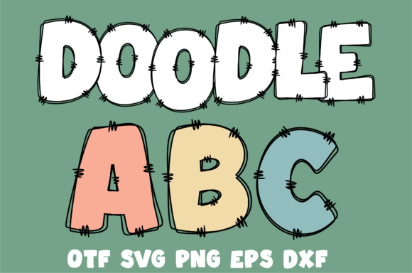 Doodle Abc Fonts: A Decorative Choice for Handmade Brands