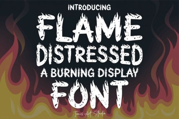 Flame Distressed Fonts: A Bold Display Review for Marketers
