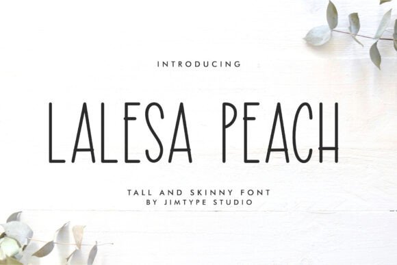 Lalesa Peach Fonts: A Script Amp Review for Local Brands