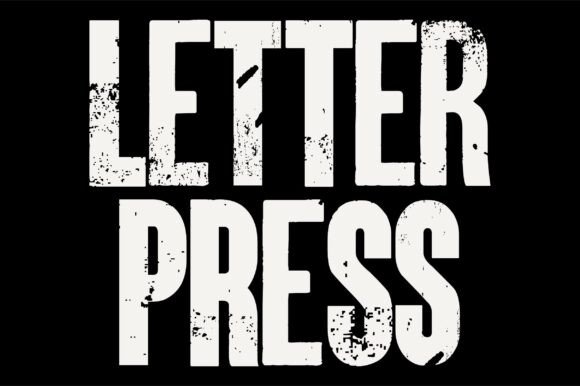 Letterpress Fonts: A Display Review for Handmade Creators