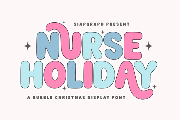 Nurse Holiday Fonts: A Display Review for Crafters