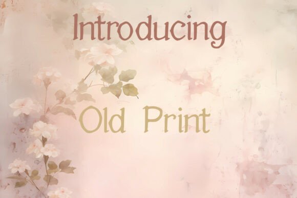 Old Print Fonts: A Display Review for Real Projects