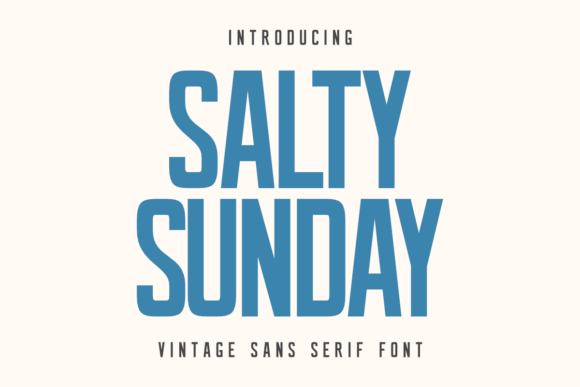 Salty Sunday Fonts: A Sans Serif Review for Real Projects