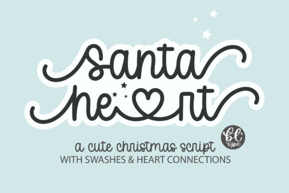 Santaheart: A Designer's Review of a Festive Embroidery Font