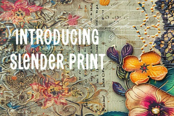 Slender Print: A Review of This Elegant Display Fonts Asset