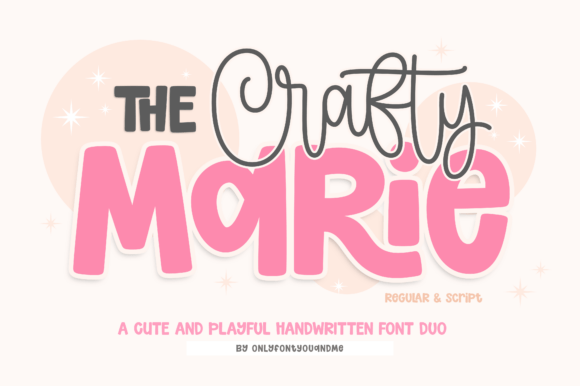 The Crafty Marie Fonts: A Display Duo for Bold Branding