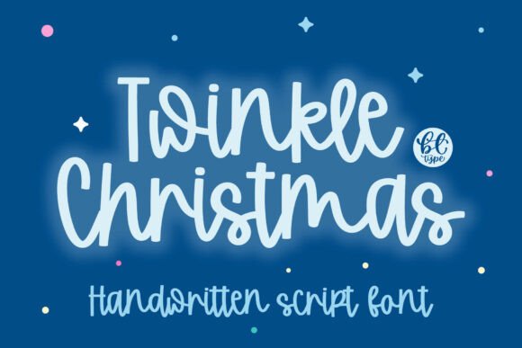 Twinkle Christmas Fonts for Script Amp Designs