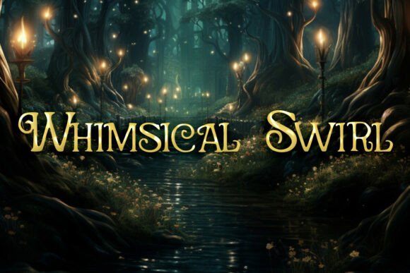 Whimsical Swirl Fonts: A Display Review for Crafters